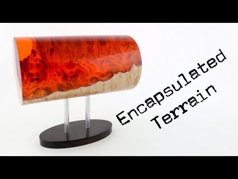 #49 Woodturning "Encapsulated Terrain"