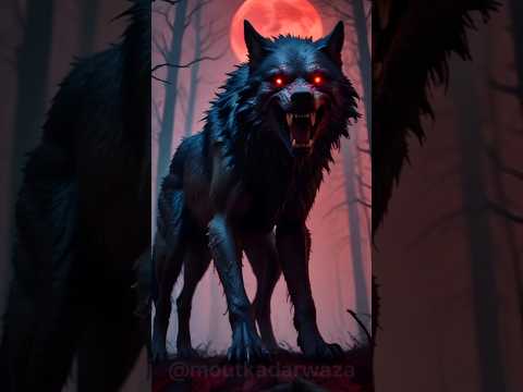 Wolf Howl|#wolfsounds #relaxinwolf  #wolfsong#wolf #scary#ai#aivideoshorts#shorts#shortsfeed#animals