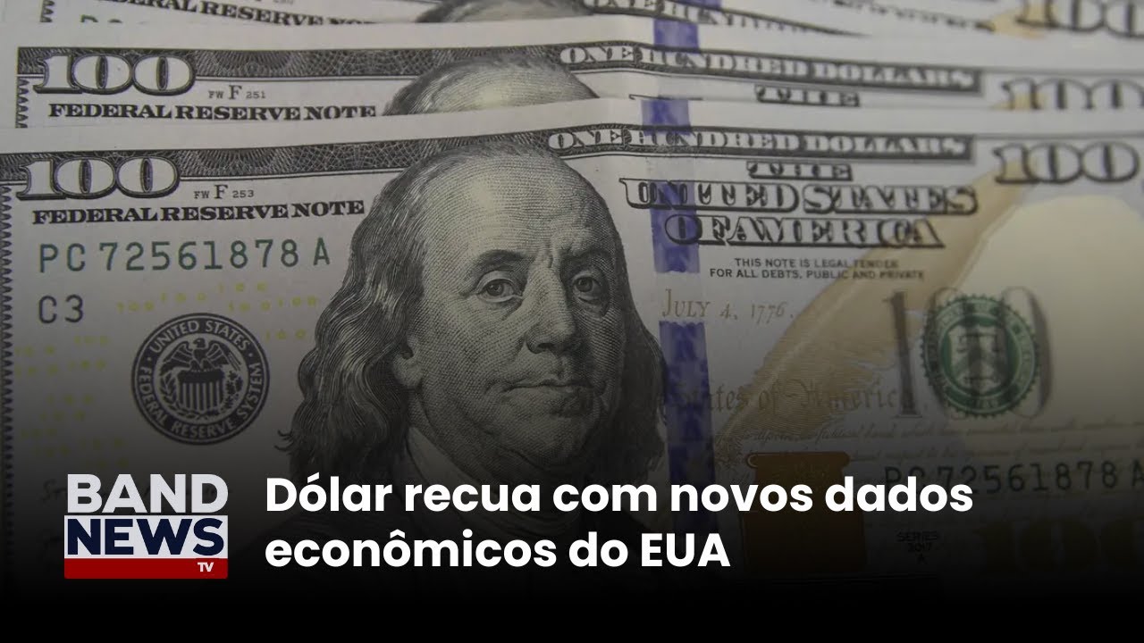 Dólar recua com novos dados econômicos do EUA | BandNews TV