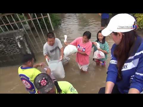 ข่าวอุดร ข่าวโฮมเคเบิ้ล มูลนิธิส่งเสริมธรรมมอบสิ่งของช่วยผู้ประสบภัยน้ำท่วม