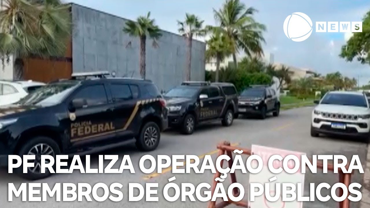 PF realiza operação contra membros de órgão públicos
