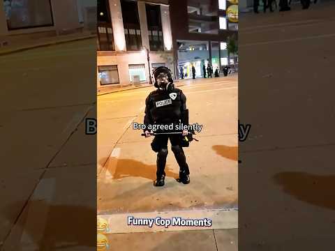 Funny cop moments 🤣🤣#fypyoutube #cops #police #funnyvideo #usa
