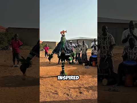 This tribe way of dancing is invisible 🫥 #shortsvideo