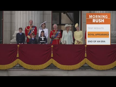 Kate Middleton attends military parade honoring King Charles III