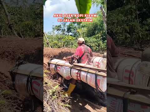 aksi ojek kopi kisam di jalan ekstrim Rendy Fatan #shots