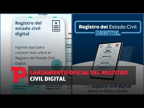 Lanzamiento oficial del Registro Civil Digital | 05.10.2023 | Telepacífico Noticias