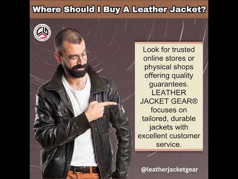 Where Should I Buy A Leather Jacket? #buy #leatherjacket #shorts