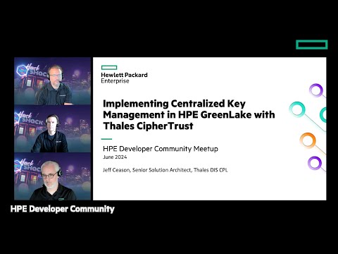 Implementing Centralized Key Management in HPE GreenLake with Thales CipherTrust