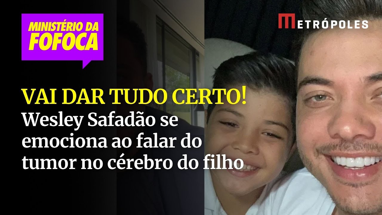 Emocionado, Wesley Safadão fala sobre o tumor no cérebro do filho de 14 anos