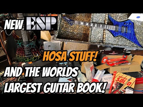 BOOGIE STREET M20 INSTIGATOR *WOW* & ESP 1987 Mirage Deluxe! HOSA unboxing & GuitarSOLO   book!