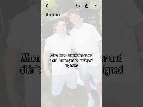 I Met Jannik Sinner 🤯