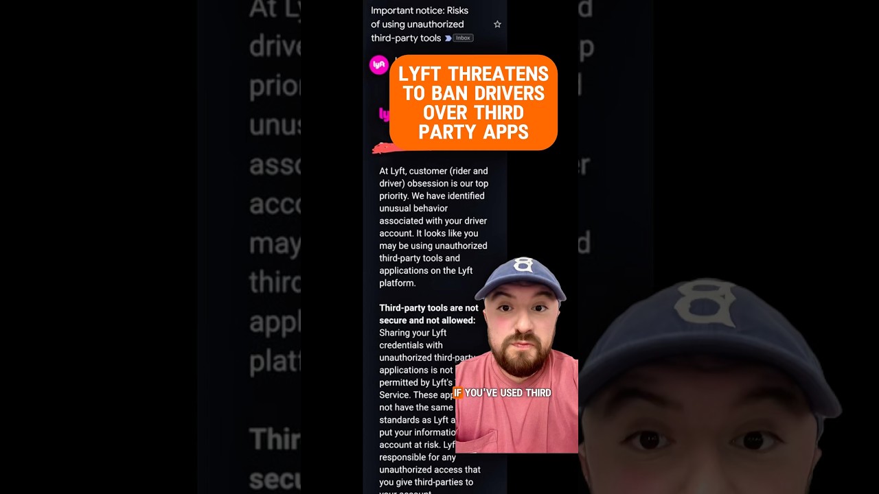 Lyft Threatens to Ban Drivers Over Third-Party Apps #rideshare