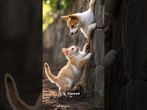 They Heard the Cry… and Saved the Baby Bird 🐶🐱🐦💔