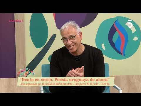 El poeta Victor Guichón presentó el ciclo Gente en Verso. Poesía uruguaya de ahora | 29-06-2023