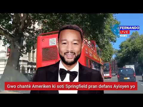 Gwo Chantè John Legend pran defans Ayisyen yo. Li se moun ki fèt Springfield Ohio. An nou koute li.