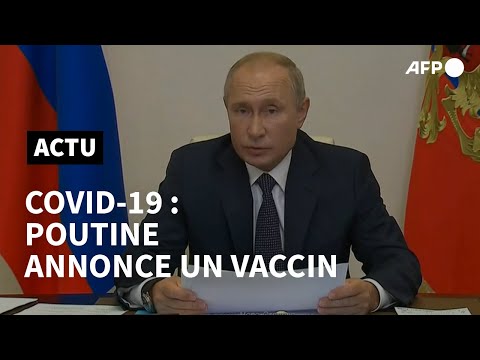 Covid-19: Poutine affirme que la Russie a mis au point un vaccin | AFP