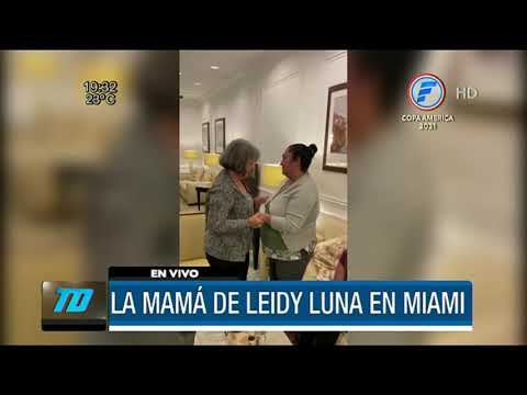 Madre de Leidy Luna se reunió con la alcaldesa en Miami