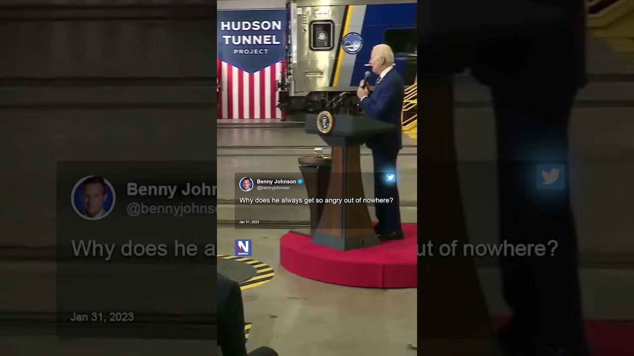 Biden gets inexplicably angry mid-speech: Benny Johnson