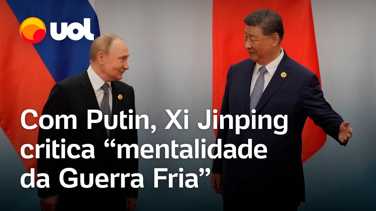 Xi Jinping critica mentalidade da Guerra Fria em evento com Putin e Modi