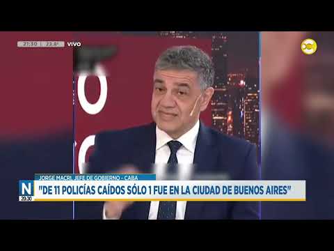 Policía de CABA: Jorge Macri exigió mejores leyes para las fuerzas de seguridad ?N20:30? 27-03-24