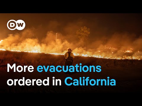 California firefighters continue to battles fresh blazes | DW News