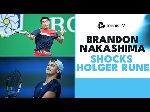 Brandon Nakashima Stuns Holger Rune! | Shanghai 2023 Highlights