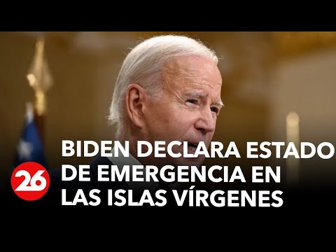 EEUU: Joe Biden declara estado de emergencia en las Islas Vírgenes