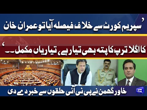 What will be PTI's next move if Supreme Court's verdict not in favor | Khawar Ghumman's inside news