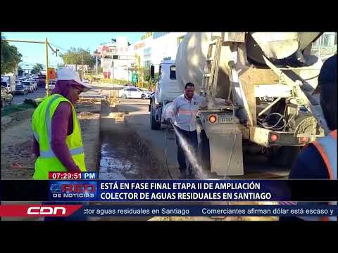 Está en fase final etapa II de ampliación colector de aguas residuales en Santiago