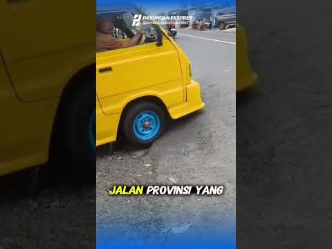 Akses Vital Terganggu, Warga Keluhkan Perbedaan Tinggi Jalan di Sagalaherang Kaler #news #shortvideo