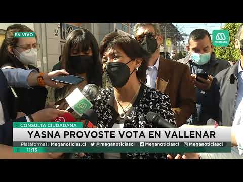 Yasna Provoste votó en Vallenar: Nuestra expectativa es que sirva para la unidad de la oposición