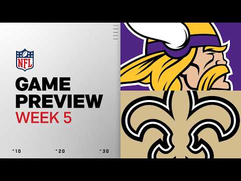 Minnesota Vikings vs New Orleans Saints | <strong>2026</strong> Week 5 <strong>Game</strong> Preview