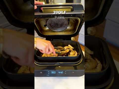 Air Fryer Peel-and-Eat Shrimp from Frozen #Shorts