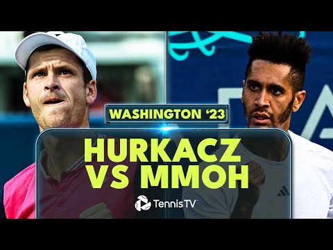 Dramatic Moments In Hurkacz vs Mmoh Rollercoaster | Washington 2023 Highlights