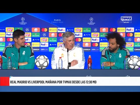 Conferencia de prensa desde el Stade de France final de la UEFA Champions League