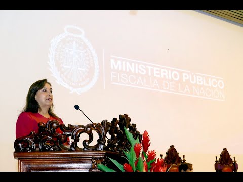 Presidenta Boluarte ratifica labor del Ministerio Público