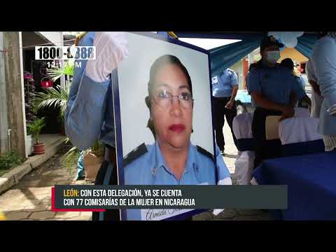 Relanzamiento de Comisaría de la Mujer en el municipio Malpaisillo, León - Nicaragua
