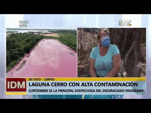 Alta contaminación de la Laguna Cerro de Limpio tuvo repercusión internacional
