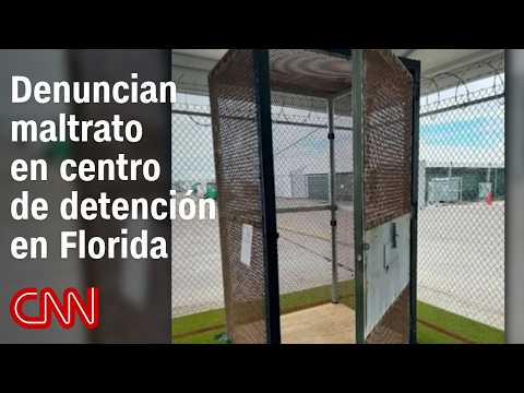 "Eran cajas de tortura": denuncian maltrato en el centro “Alligator Alcatraz”