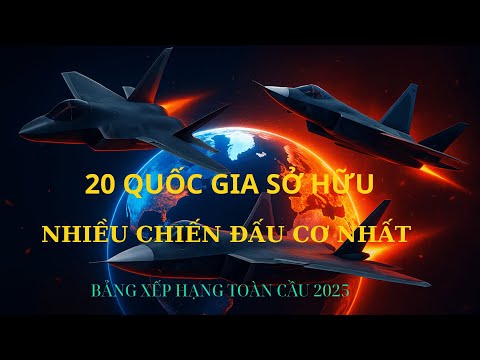 ✈️ Bảng Xếp Hạng 20 Quốc Gia Sở Hữu Nhiều Chiến Đấu Cơ Nhất Thế Giới 2025
