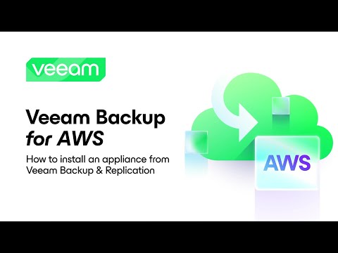 Veeam Backup for AWS: How to Install an Appliance from Veeam Backup & Replication
