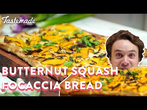 Butternut Squash Foccacia Pizza | Frankie Celenza