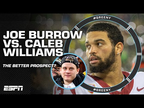 Joe Burrow or Caleb Williams: Who is the better prospect?  | #Greeny video clip