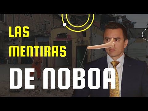 Las mentiras de Noboa en 100 dias
