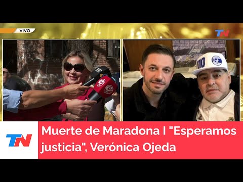 Muerte de Maradona I Esperamos justicia, Verónica Ojeda