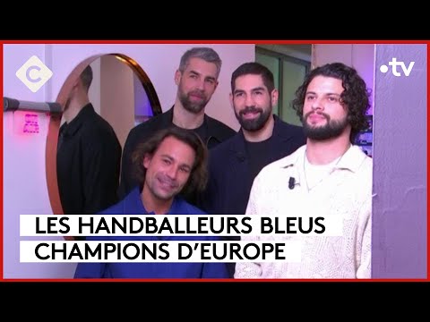 Les handballeurs bleus champions d’Europe - C à vous - 31/01/2024