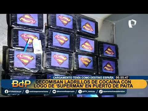 #BDP| DECOMISAN COCAÍNA CAMUFLADA EN LADRILLOS CON LOGOS DE SUPERMAN