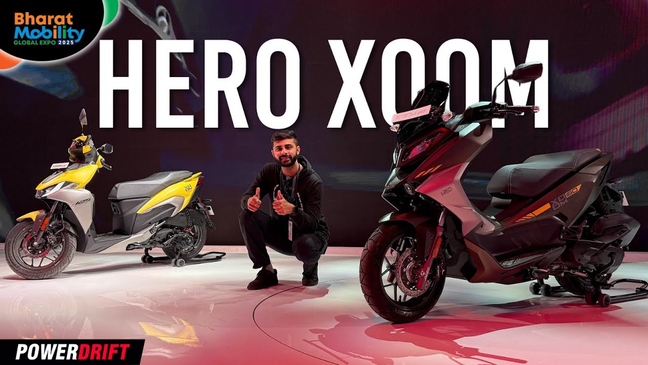 HERO XOOM 125CC & 160CC | Rs. 86,900 Onwards | Bharat Mobility Expo 2025 | PowerDrift QuickEase