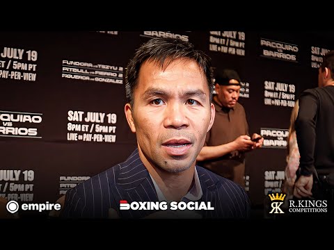 MANNY PACQUIAO SHUTS DOWN FLOYD MAYWEATHER REMATCH TALK AHEAD OF BARRIOS FIGHT
