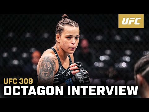 Eduarda Moura Octagon Interview | UFC 309